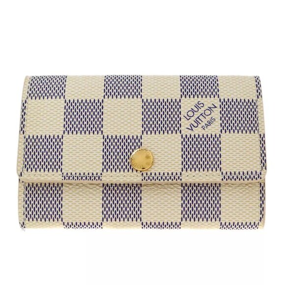 Louis Vuitton Damier Azur Multicles 6 Key Case Small Good - Picture 1 of 7